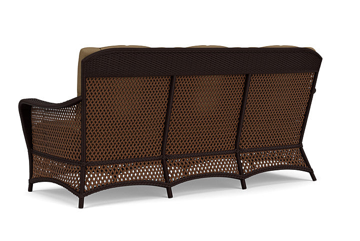 Lloyd Flanders - Grand Traverse Sofa In Caramel Finish With Reflections Straw Fabric - 713550362053 view 2