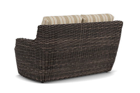 Lloyd Flanders - Largo Loveseat In Vintage Oak Finish With Amber Waves Fabric - 2410504282044 view 2