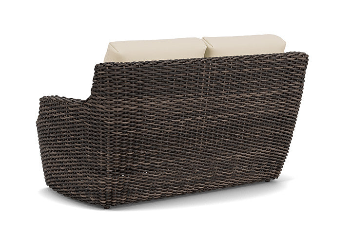 Lloyd Flanders - Largo Loveseat In Vintage Oak Finish With Callen Pearl Fabric - 2410504282021 view 2