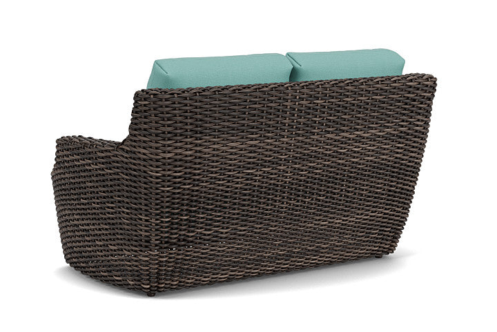Lloyd Flanders - Largo Loveseat In Vintage Oak Finish With Fife Aruba Fabric - 241050428748 view 2