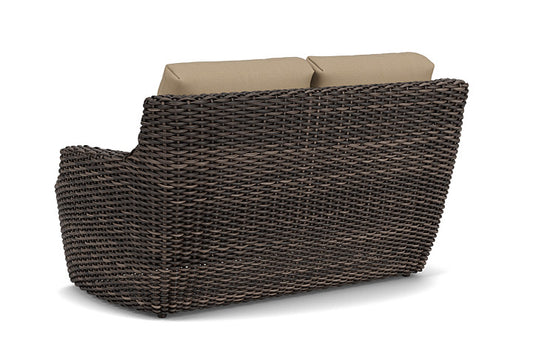 Lloyd Flanders - Largo Loveseat In Vintage Oak Finish With Fife Sahara Fabric - 241050428742 view 2