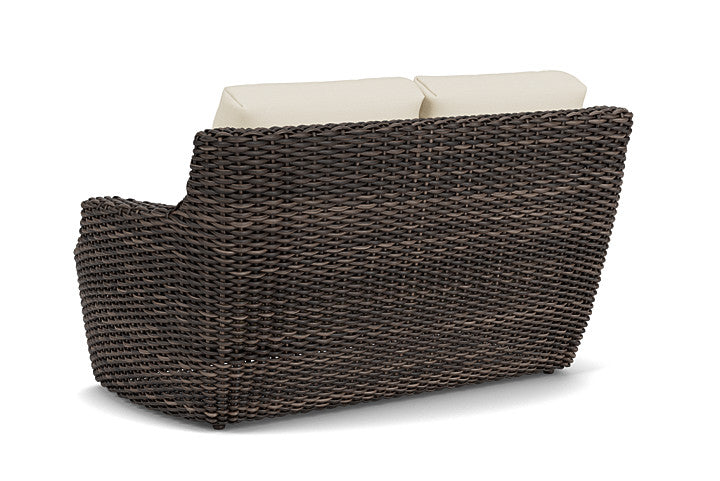 Lloyd Flanders - Largo Loveseat In Vintage Oak Finish With Sailcloth Sailor Fabric - 241050428434 view 2