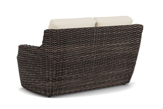 Lloyd Flanders - Largo Loveseat In Vintage Oak Finish With Sailcloth Sailor Fabric - 241050428434 view 2