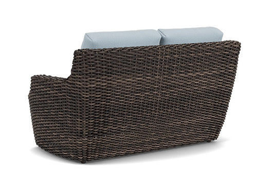 Lloyd Flanders - Largo Loveseat In Vintage Oak Finish With Unearth Dew Fabric - 2410504282084 view 2