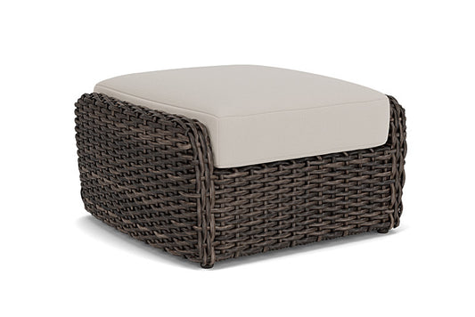 Lloyd Flanders - Largo Ottoman In Vintage Oak Finish With Azulu Twine Fabric - 2410174282034 view 2