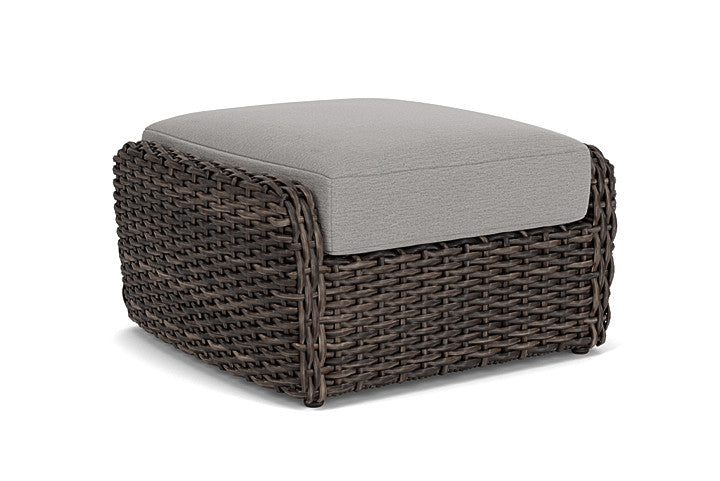 Lloyd Flanders - Largo Ottoman In Vintage Oak Finish With Remy Shadow Fabric - 2410174282004 view 2
