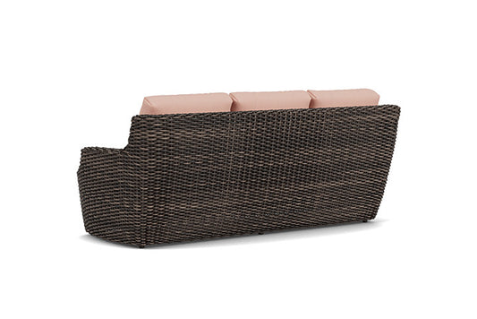 Lloyd Flanders - Largo Sofa In Vintage Oak Finish With Azulu Clay Fabric - 2410554282033 view 2