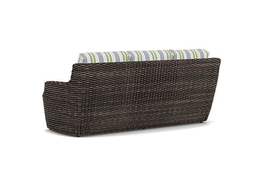 Lloyd Flanders - Largo Sofa In Vintage Oak Finish With Berkely Hall Green Fabric - 2410554282062 view 2