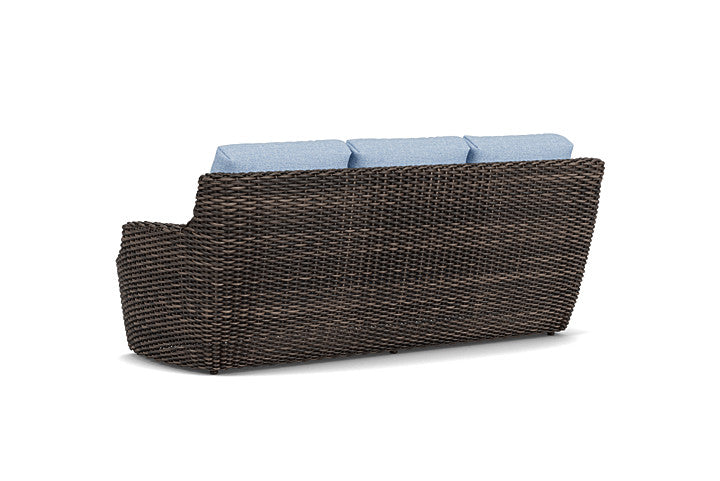 Lloyd Flanders - Largo Sofa In Vintage Oak Finish With Demo Skyway Fabric - 241055428065 view 2