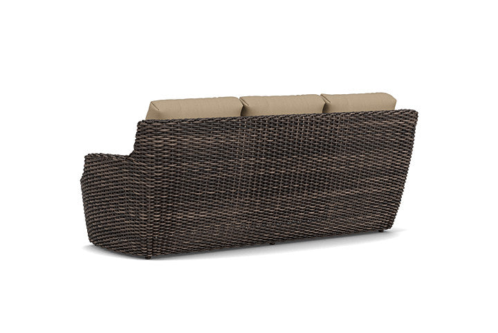 Lloyd Flanders - Largo Sofa In Vintage Oak Finish With Fife Sahara Fabric - 241055428742 view 2