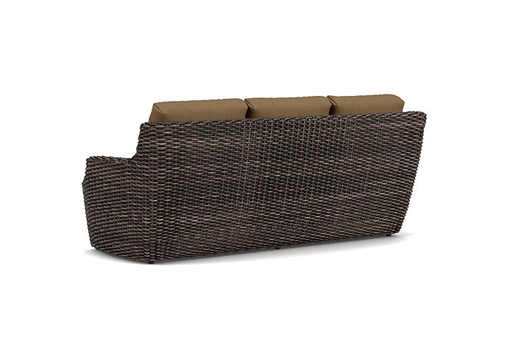 Lloyd Flanders - Largo Sofa In Vintage Oak Finish With Reflections Straw Fabric - 2410554282053 view 2