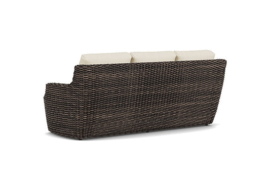 Lloyd Flanders - Largo Sofa In Vintage Oak Finish With Sailcloth Sailor Fabric - 241055428434 view 2