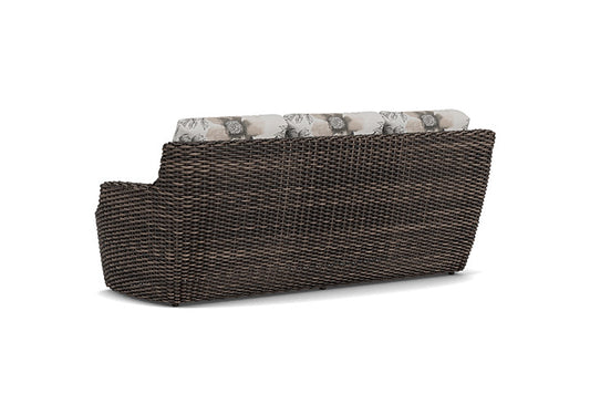 Lloyd Flanders - Largo Sofa In Vintage Oak Finish With Serena Floral Dove Fabric - 2410554282077 view 2