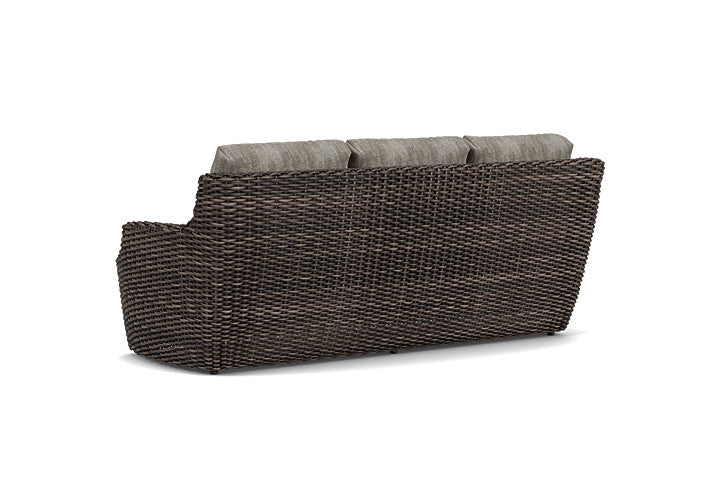 Lloyd Flanders - Largo Sofa In Vintage Oak Finish With Surface Slate Fabric - 2410554282056 view 2
