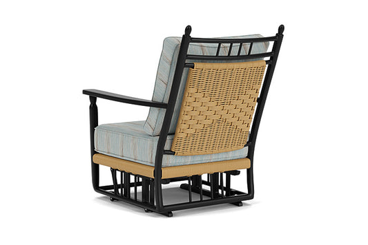 Lloyd Flanders - Low Country Glider Lounge Chair In Natural Finish With Colorwave Mist Fabric - 770650672072 view 2