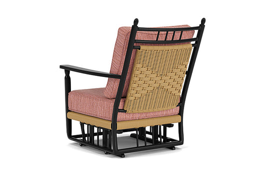 Lloyd Flanders - Low Country Glider Lounge Chair In Natural Finish With Friendly Carnival Fabric - 770650672043 view 2