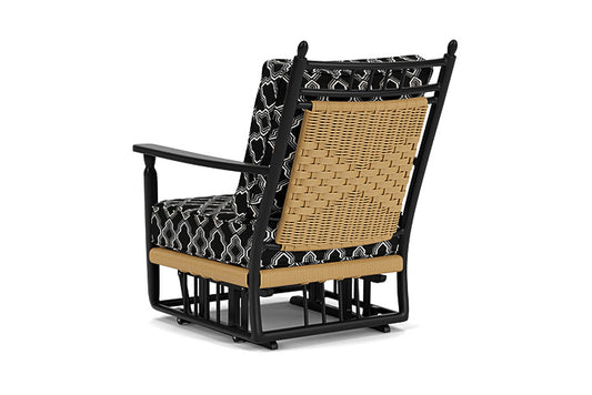 Lloyd Flanders - Low Country Glider Lounge Chair In Natural Finish With Luna Onyx Fabric - 770650672071 view 2