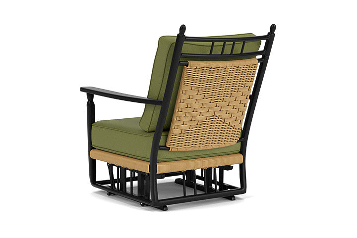 Lloyd Flanders - Low Country Glider Lounge Chair In Natural Finish With Reflections Grass Fabric - 770650672051 view 2