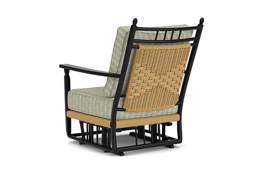 Lloyd Flanders - Low Country Glider Lounge Chair In Natural Finish With Romulo Laurel Fabric - 770650672049 view 2