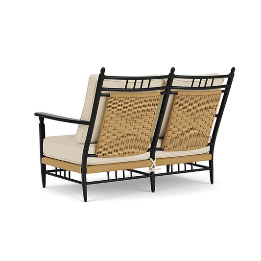 Lloyd Flanders - Low Country Loveseat In Natural Finish With Callen Pearl Fabric - 770500672021 view 2