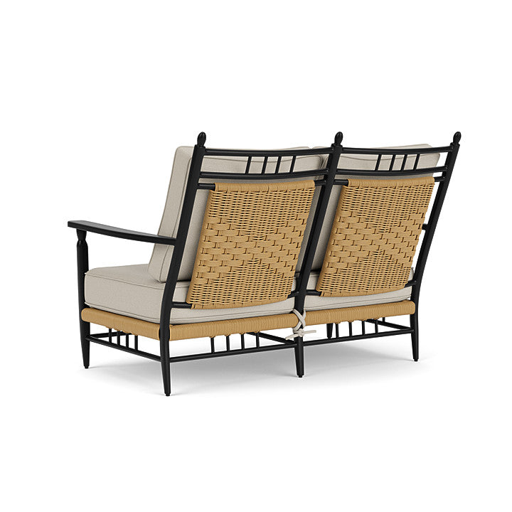 Lloyd Flanders - Low Country Loveseat In Natural Finish With Fife Fog Fabric - 77050067181 view 2