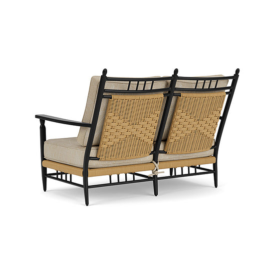 Lloyd Flanders - Low Country Loveseat In Natural Finish With Laurel Ecru Fabric - 770500672057 view 2