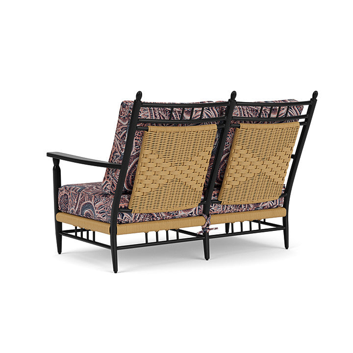 Lloyd Flanders - Low Country Loveseat In Natural Finish With Sensiblity Splendor Fabric - 770500672082 view 2