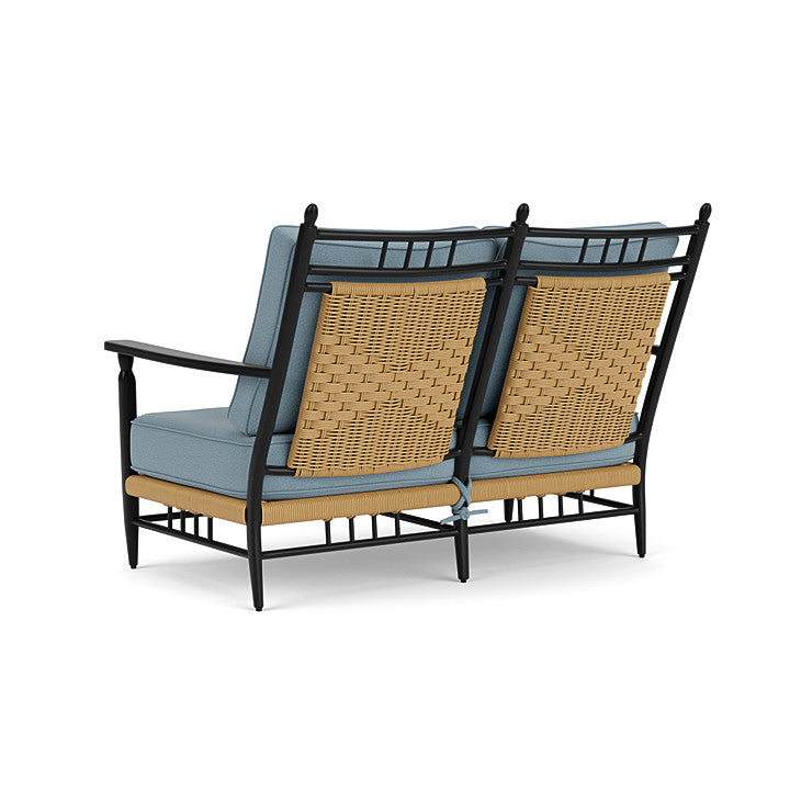 Lloyd Flanders - Low Country Loveseat In Natural Finish With Unearth Mist Fabric - 770500672068 view 2
