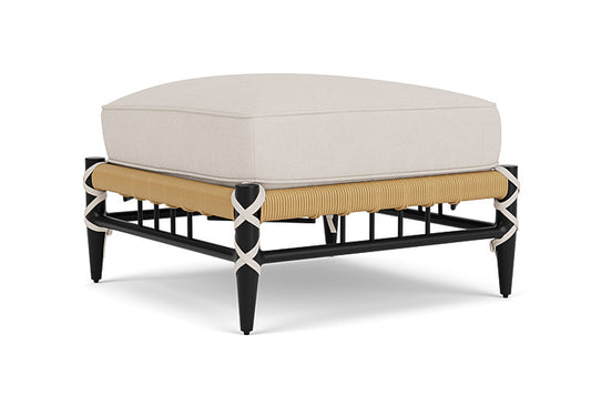 Lloyd Flanders - Low Country Ottoman In Natural Finish With Canvas Canvas Fabric - 77017067319 view 2