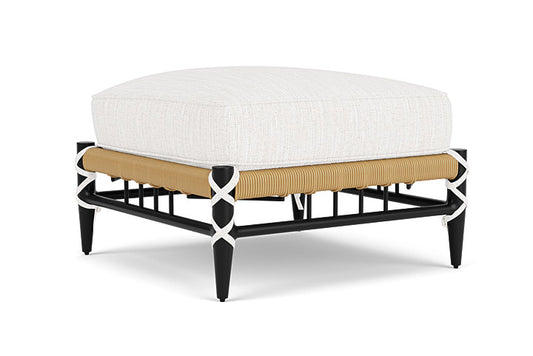 Lloyd Flanders - Low Country Ottoman In Natural Finish With Friendly Natural Fabric - 770170672042 view 2