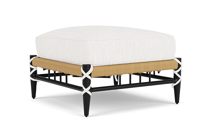 Lloyd Flanders - Low Country Ottoman In Natural Finish With Friendly Natural Fabric - 770170672042 view 2