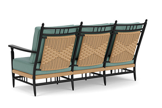 Lloyd Flanders - Low Country Sofa In Natural Finish With Loveboat Mint Fabric - 770550672010 view 2