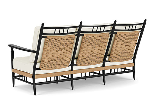 Lloyd Flanders - Low Country Sofa In Natural Finish With Sailcloth Salt Fabric - 77055067890 view 2