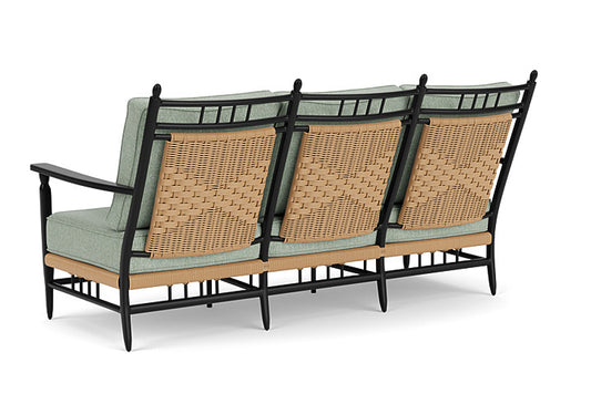 Lloyd Flanders - Low Country Sofa In Natural Finish With Serene Spa Fabric - 770550672031 view 2