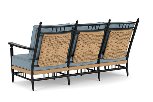 Lloyd Flanders - Low Country Sofa In Natural Finish With Unearth Mist Fabric - 770550672068 view 2