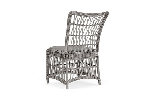 Lloyd Flanders - Mackinac Armless Dining Chair In Putty Finish With Demo Stone Fabric - 273007059095 view 2