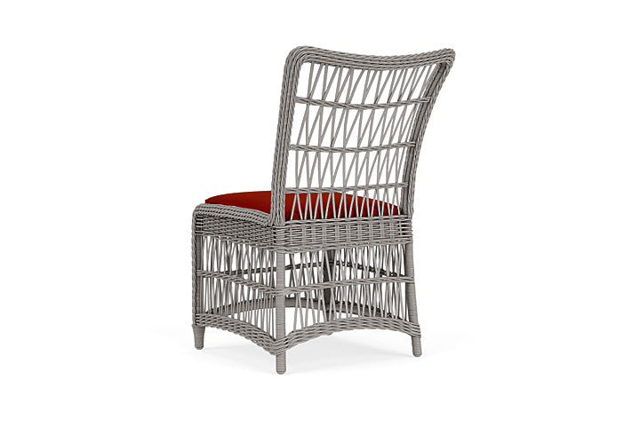 Lloyd Flanders - Mackinac Armless Dining Chair In Putty Finish With Partyline Lollipop Fabric - 2730070592054 view 2