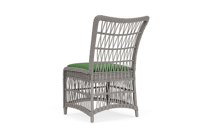 Lloyd Flanders - Mackinac Armless Dining Chair In Putty Finish With Seadog Botanical Fabric - 2730070592066 view 2
