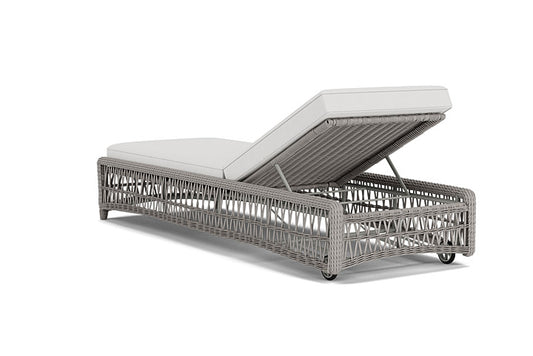 Lloyd Flanders - Mackinac Chaise In Putty Finish With Canvas Natural Fabric - 273020059159 view 2