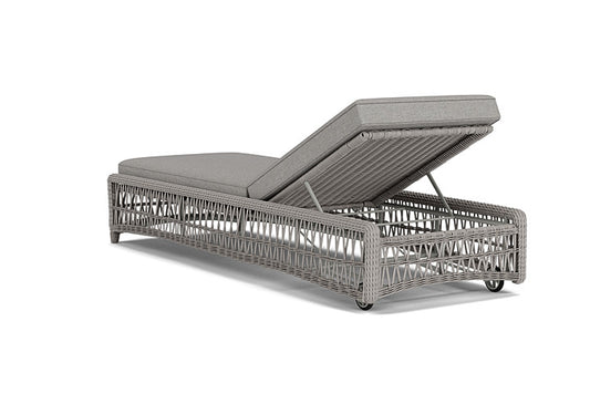 Lloyd Flanders - Mackinac Chaise In Putty Finish With Demo Stone Fabric - 273020059095 view 2