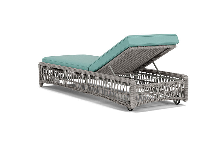 Lloyd Flanders - Mackinac Chaise In Putty Finish With Fife Aruba Fabric - 273020059748 view 2