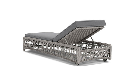 Lloyd Flanders - Mackinac Chaise In Putty Finish With Remy Graphite Fabric - 2730200592003 view 2