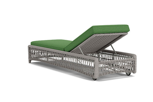 Lloyd Flanders - Mackinac Chaise In Putty Finish With Seadog Botanical Fabric - 2730200592066 view 2