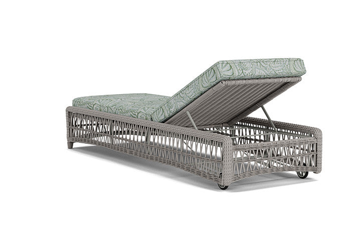 Lloyd Flanders - Mackinac Chaise In Putty Finish With Sensibility Spring Fabric - 2730200592081 view 2