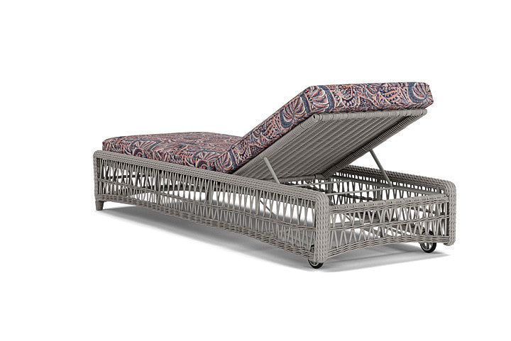 Lloyd Flanders - Mackinac Chaise In Putty Finish With Sensiblity Splendor Fabric - 2730200592082 view 2