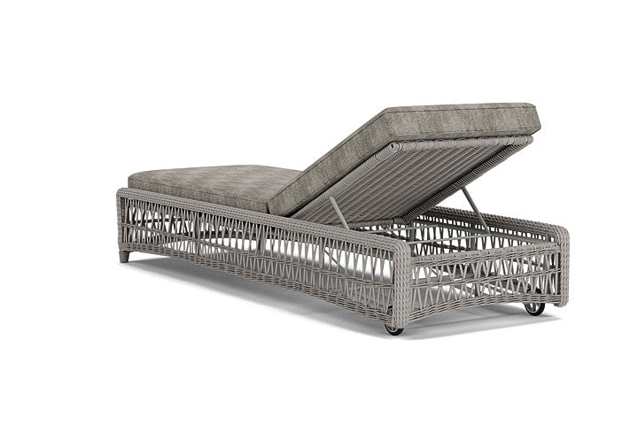 Lloyd Flanders - Mackinac Chaise In Putty Finish With Surface Slate Fabric - 2730200592056 view 2