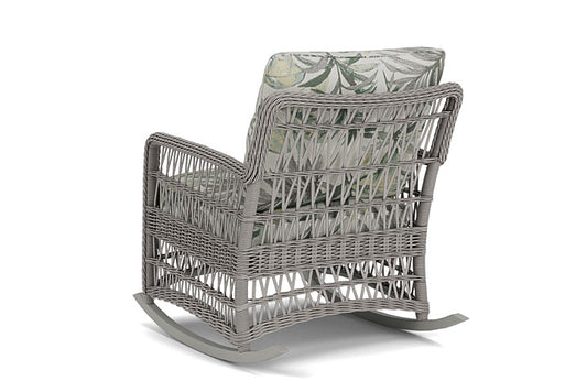 Lloyd Flanders - Mackinac Lounge Rocker In Putty Finish With Calidora Mist Fabric - 273033059094 view 2