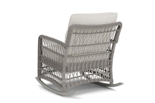 Lloyd Flanders - Mackinac Lounge Rocker In Putty Finish With Rollo Linen Fabric - 2730330592020 view 2