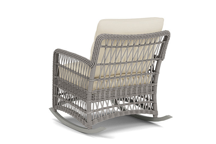 Lloyd Flanders - Mackinac Lounge Rocker In Putty Finish With Sailcloth Sailor Fabric - 273033059434 view 2