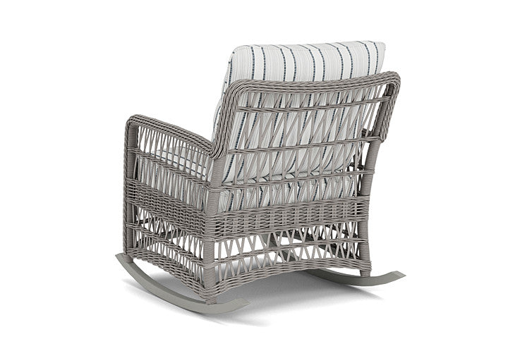 Lloyd Flanders - Mackinac Lounge Rocker In Putty Finish With Tamer Fog Fabric - 2730330592037 view 2